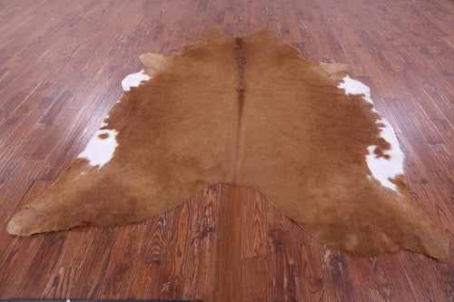 Brown Natural Cowhide Rug - XX-Large 8' 7