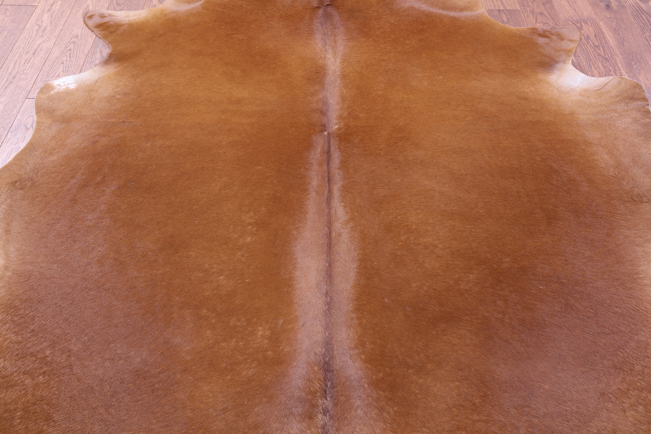 Brown Natural Cowhide Rug - XX-Large 8' 2"H x 7' 5"W