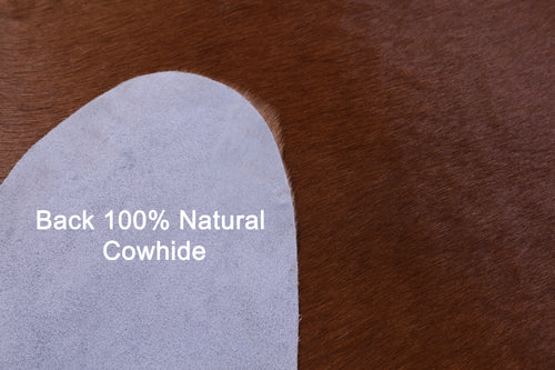 Brown Natural Cowhide Rug - XX-Large 8' 2