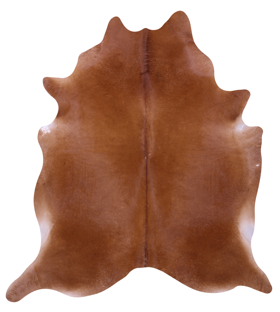 Brown Natural Cowhide Rug - XX-Large 8' 2"H x 7' 5"W