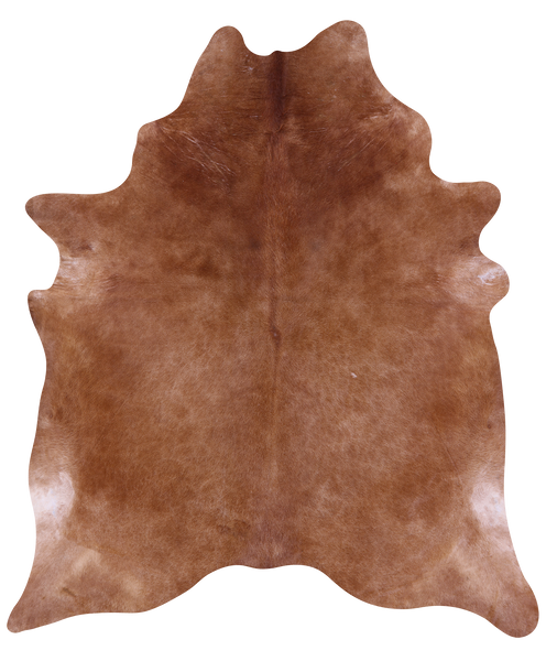 Brown Natural Cowhide Rug - XX-Large 8' 6"H x 7' 3"W