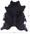 Black Natural Cowhide Rug - XX-Large 8' 3"H x 7' 4"W