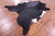 Black Natural Cowhide Rug - XX-Large 8' 3"H x 7' 4"W