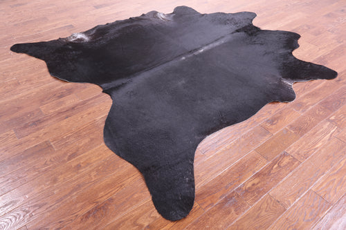 Black Natural Cowhide Rug - XX-Large 8' 7