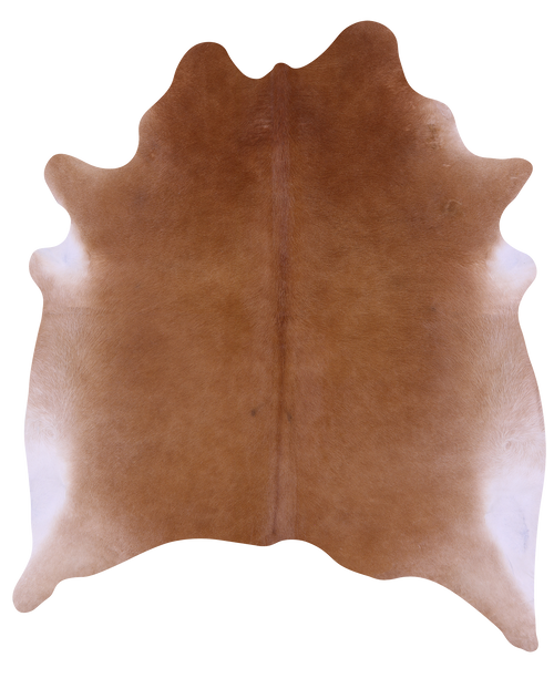 Brown Natural Cowhide Rug - XX-Large 7' 8