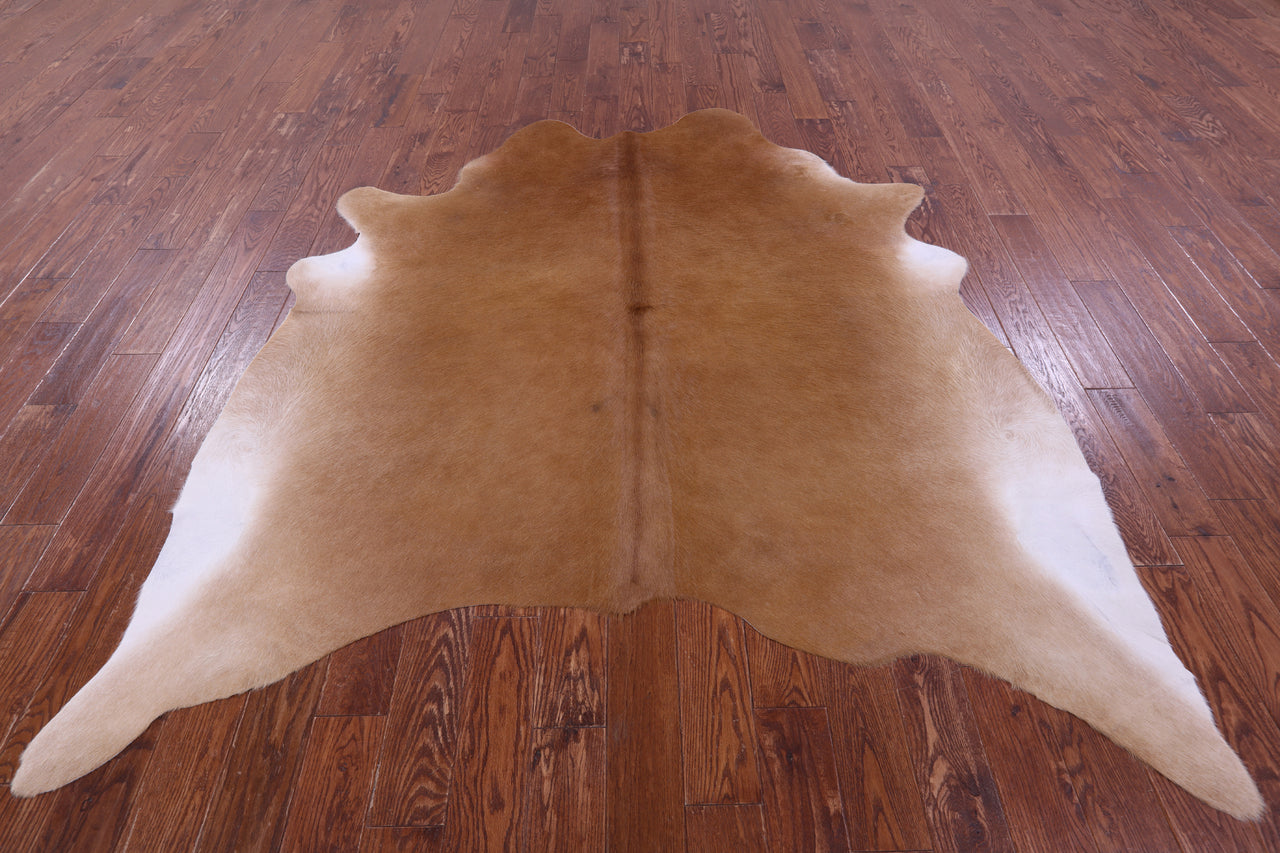 Brown Natural Cowhide Rug - XX-Large 7' 8"H x 6' 8"W