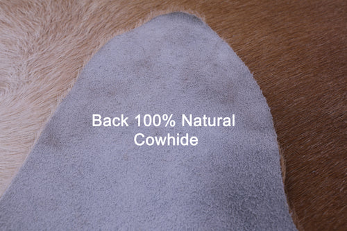Brown Natural Cowhide Rug - XX-Large 7' 8