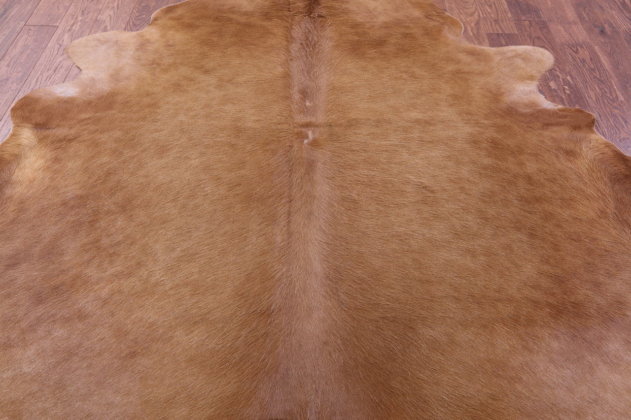 Brown Natural Cowhide Rug - XX-Large 8' 4"H x 7' 8"W