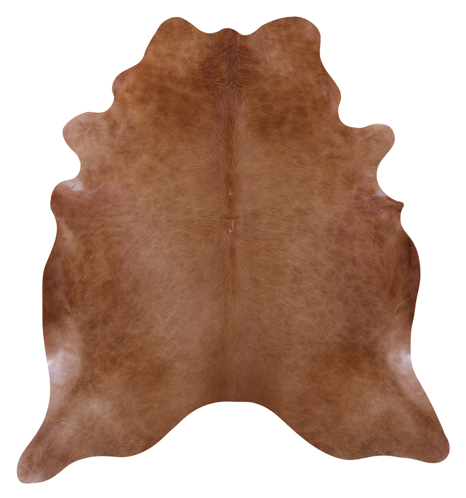 Brown Natural Cowhide Rug - XX-Large 8' 4"H x 7' 8"W