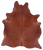 Brown Natural Cowhide Rug - XX-Large 8' 0"H x 7' 0"W