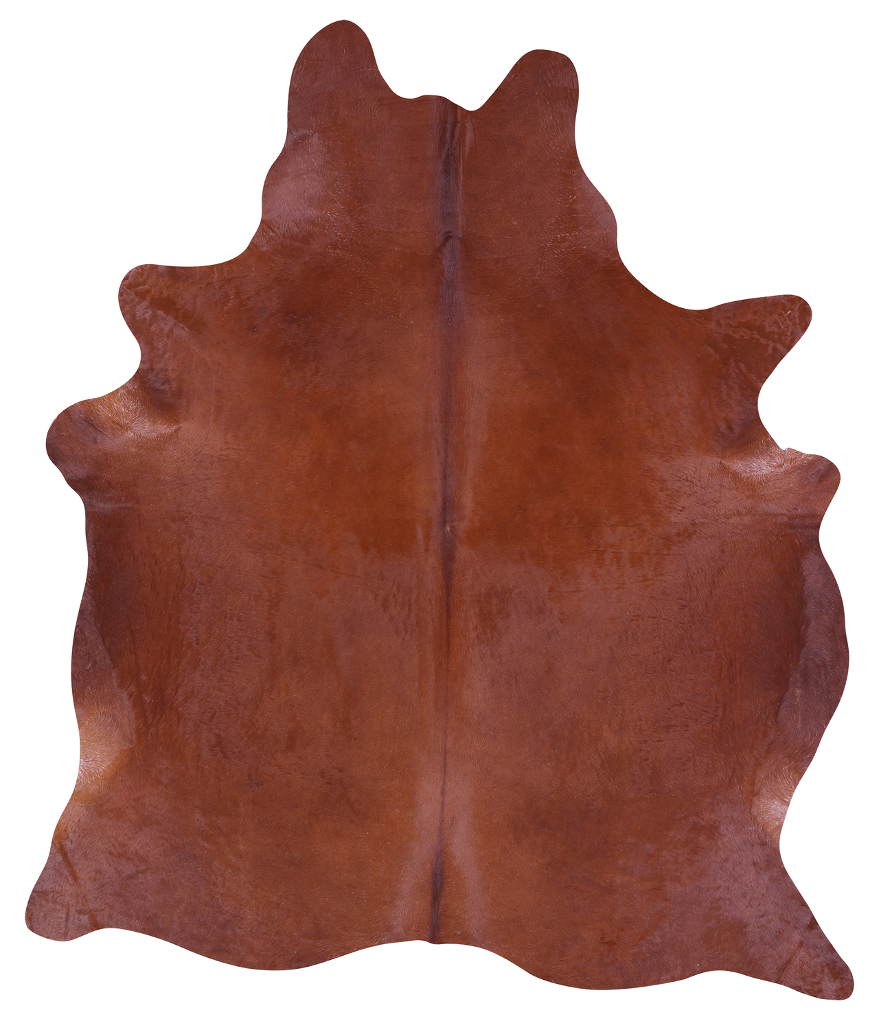 Brown Natural Cowhide Rug - XX-Large 8' 0"H x 7' 0"W