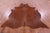 Brown Natural Cowhide Rug - XX-Large 8' 0"H x 7' 0"W