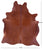 Brown Natural Cowhide Rug - XX-Large 8' 0"H x 7' 0"W