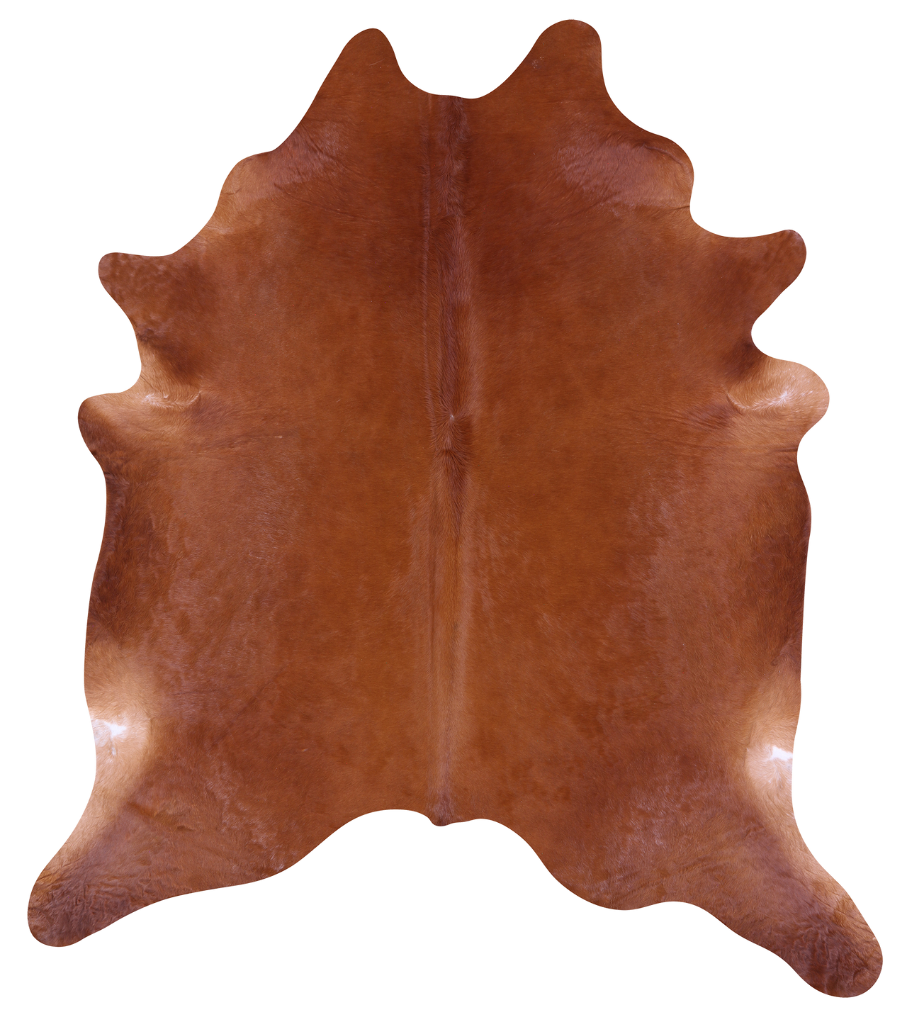 Brown Natural Cowhide Rug - XX-Large 8' 6"H x 7' 9"W