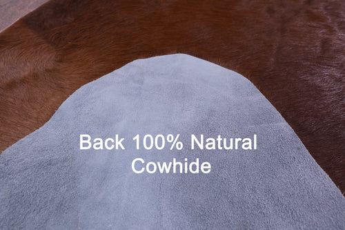 Brown Natural Cowhide Rug - XX-Large 8' 6