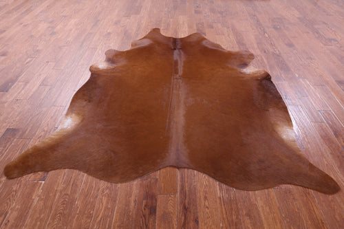 Brown Natural Cowhide Rug - XX-Large 7' 9