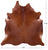 Brown Natural Cowhide Rug - XX-Large 7' 9"H x 7' 6"W
