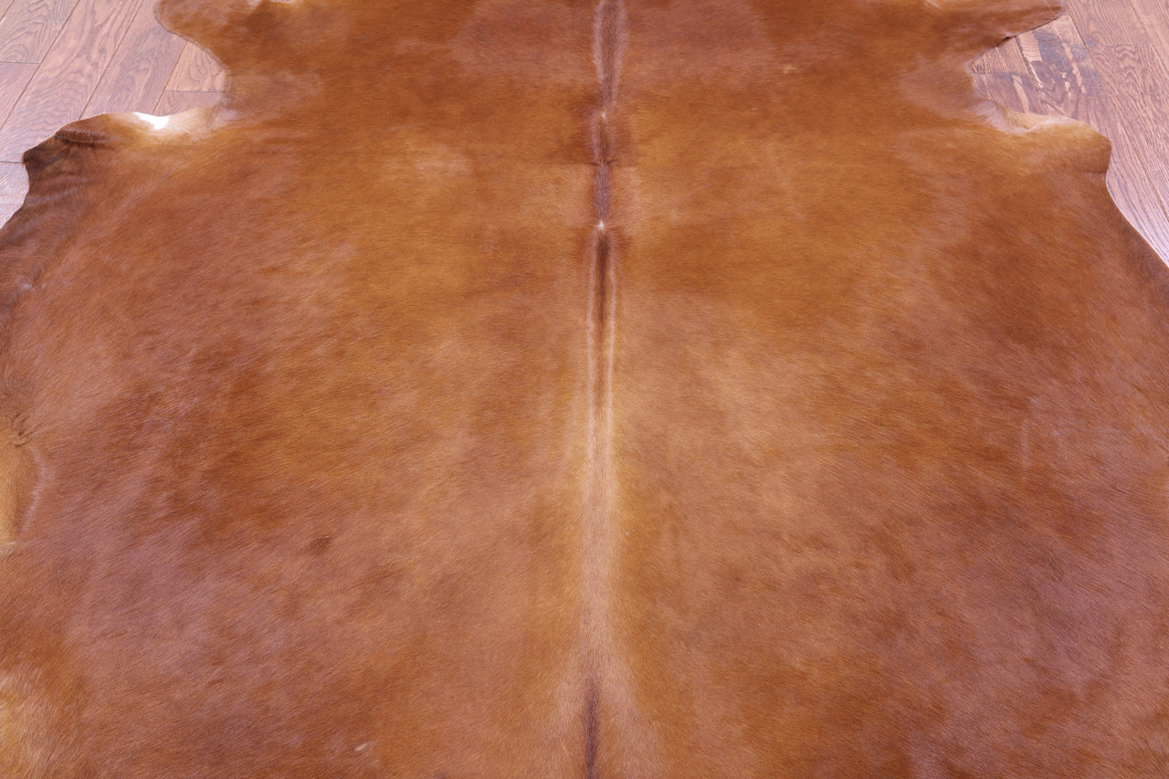 Brown Natural Cowhide Rug - XX-Large 8' 10"H x 7' 3"W