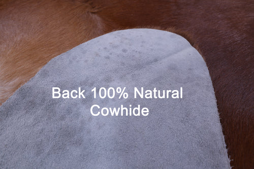 Brown Natural Cowhide Rug - XX-Large 8' 10