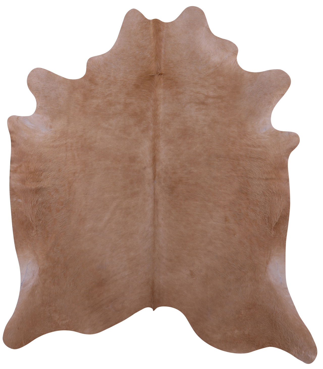 Light Brown Natural Cowhide Rug - X-Large 7' 6"H x 6' 8"W