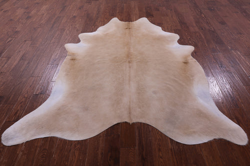 Beige Natural Cowhide Rug - X-Large 7' 3