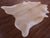 Beige Natural Cowhide Rug - X-Large 7' 3"H x 6' 7"W