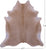 Beige Natural Cowhide Rug - X-Large 7' 3"H x 6' 7"W