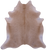 Beige Natural Cowhide Rug - X-Large 7' 3"H x 6' 7"W