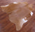 Brown Natural Cowhide Rug - X-Large 7' 0"H x 6' 5"W