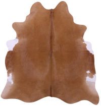 Thumbnail for Brown Natural Cowhide Rug - X-Large 7' 0
