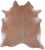 Light Brown Natural Cowhide Rug - X-Large 7' 0"H x 6' 7"W