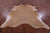 Light Brown Natural Cowhide Rug - X-Large 7' 0"H x 6' 7"W