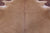 Light Brown Natural Cowhide Rug - X-Large 7' 0"H x 6' 7"W