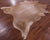 Light Brown Natural Cowhide Rug - XX-Large 8' 1"H x 7' 1"W