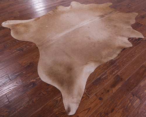 Light Brown Natural Cowhide Rug - XX-Large 8' 1