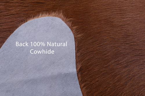 Brown Natural Cowhide Rug - X-Large 7' 1