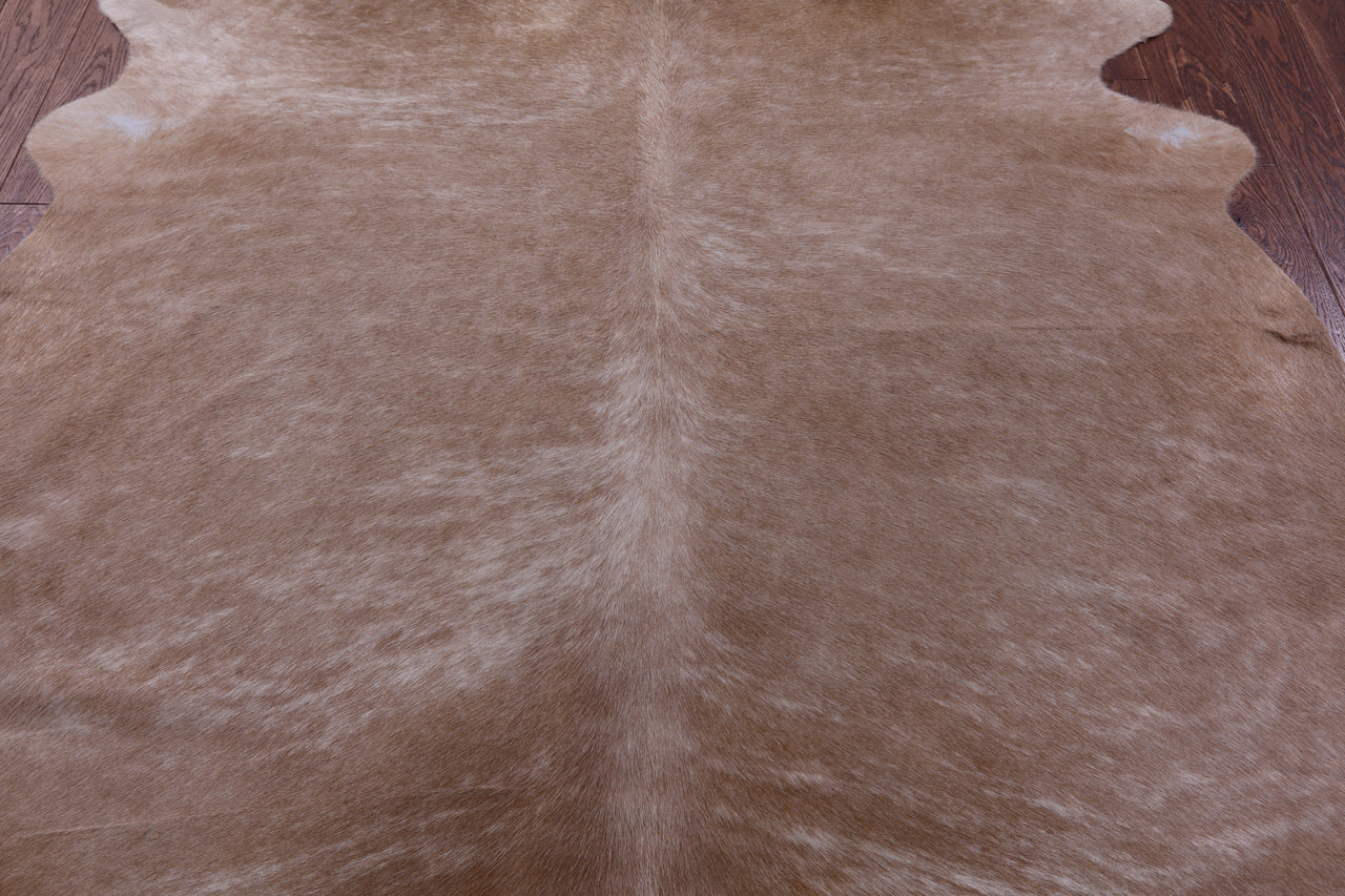 Light Brown Natural Cowhide Rug - XX-Large 7' 10"H x 6' 9"W