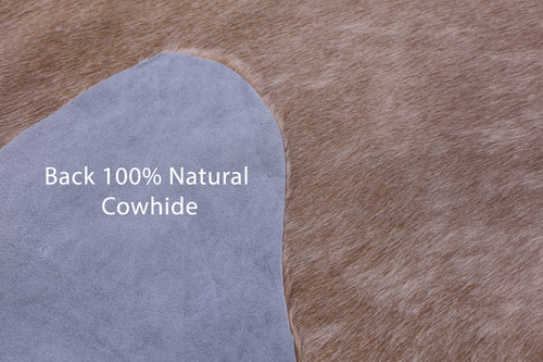 Light Brown Natural Cowhide Rug - XX-Large 7' 10