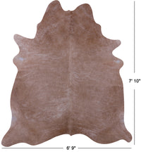 Thumbnail for Light Brown Natural Cowhide Rug - XX-Large 7' 10