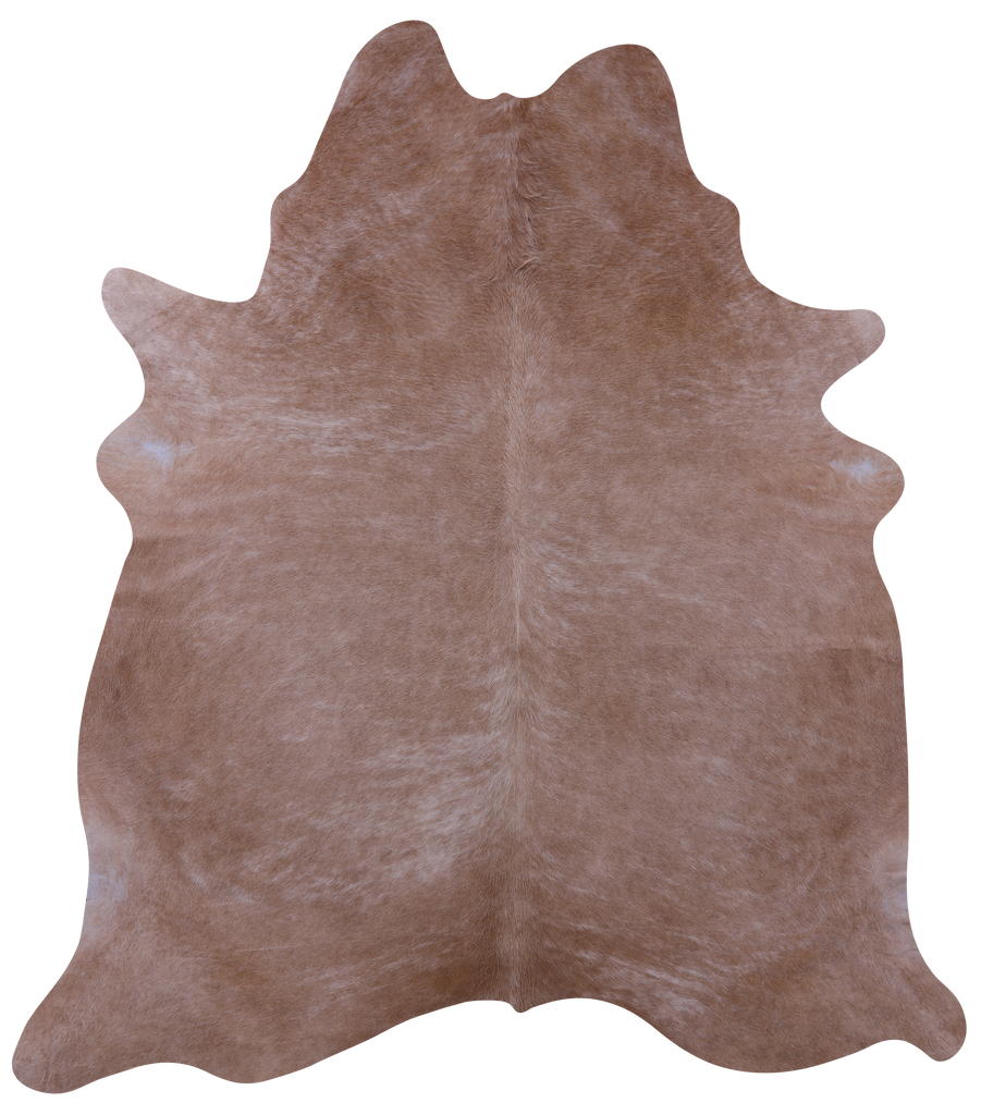 Light Brown Natural Cowhide Rug - XX-Large 7' 10"H x 6' 9"W