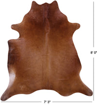 Thumbnail for Brown Natural Cowhide Rug - XX-Large 8' 0