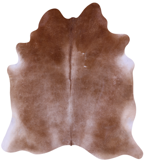 Light Brown Natural Cowhide Rug - X-Large 7' 1