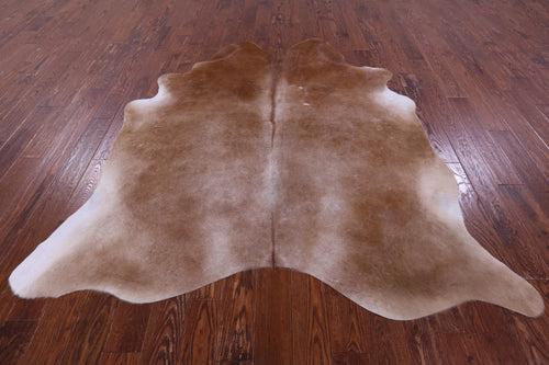 Light Brown Natural Cowhide Rug - X-Large 7' 1