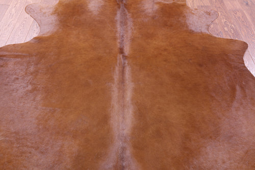 Brown Natural Cowhide Rug - X-Large 7' 7