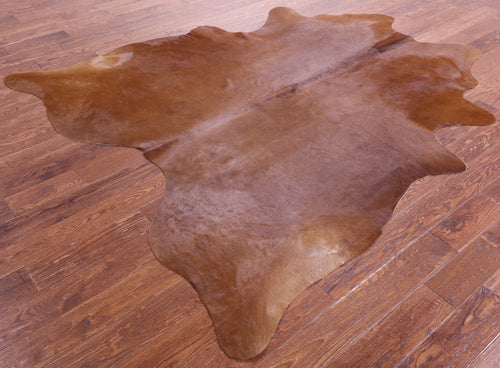 Brown Natural Cowhide Rug - X-Large 7' 7
