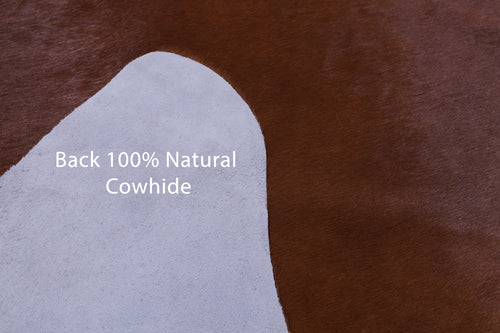 Brown Natural Cowhide Rug - X-Large 7' 7