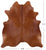 Brown Natural Cowhide Rug - X-Large 7' 7"H x 6' 9"W