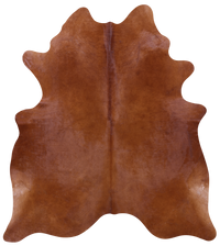 Thumbnail for Brown Natural Cowhide Rug - X-Large 7' 7