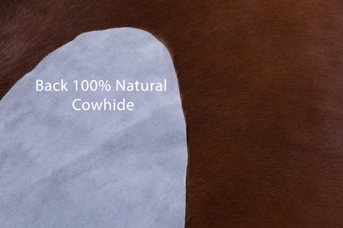 Brown Natural Cowhide Rug - XX-Large 8' 0