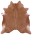 Light Brown Natural Cowhide Rug - X-Large 7' 3"H x 6' 9"W